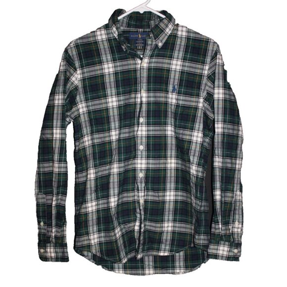 Polo Ralph Lauren Plaid Shirt Women’s Size Small Classic Fit Performance Button - Picture 1 of 2